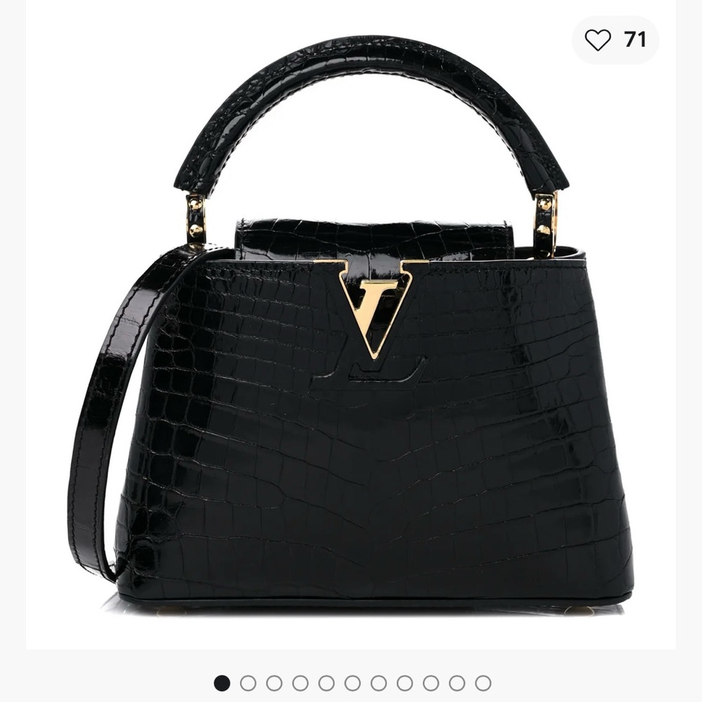 IN SEARCH OF: Louis Vuitton Black Crocodile Capucines